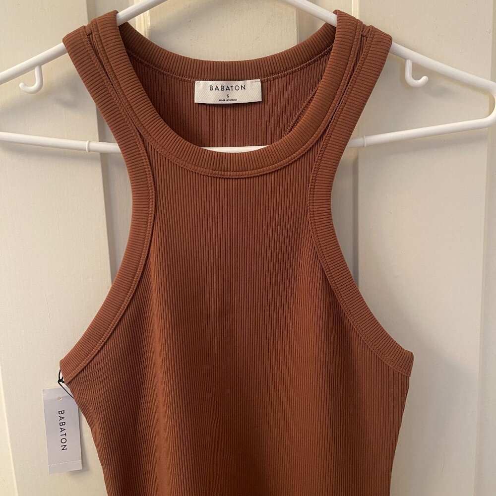 NWT Babaton Brown Tank - Size S - Picture 2 of 6